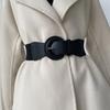 Chic Black Elastic Waist Cinch Belt For Women Ideal For Sweaters And Dresses