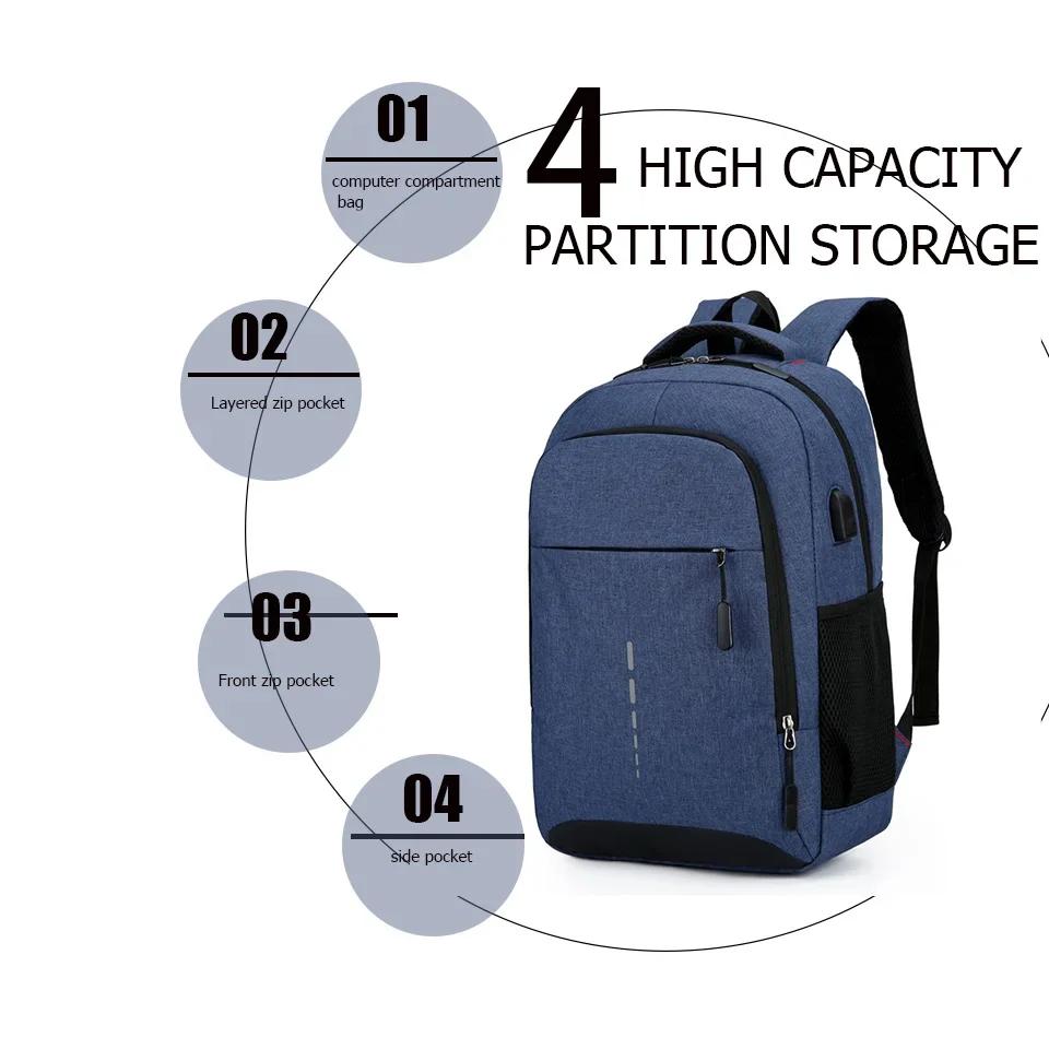 Men'S Waterproof Backpack Ultra Light Backpack Men'S Fashion Backpack 15.6-Inch Laptop Backpack Premium Durable