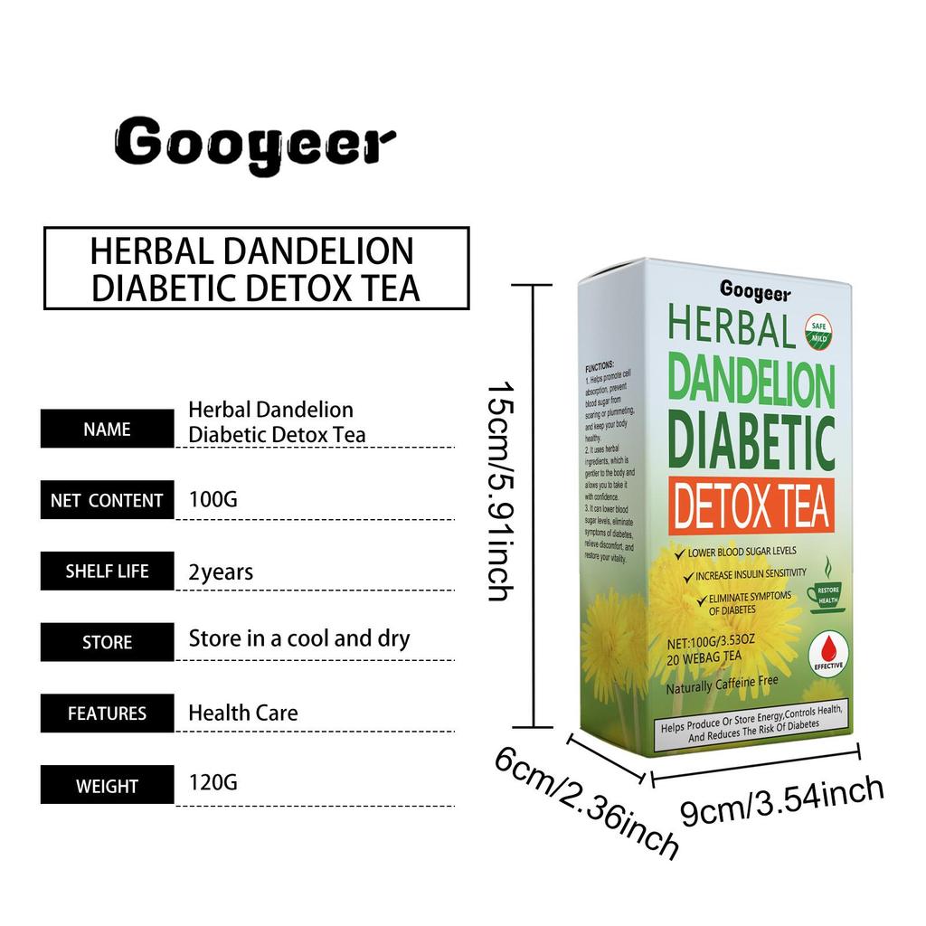 Herbal Detox & Balancing Tea Bags, Premium Herbal Blend for Overall Wellness