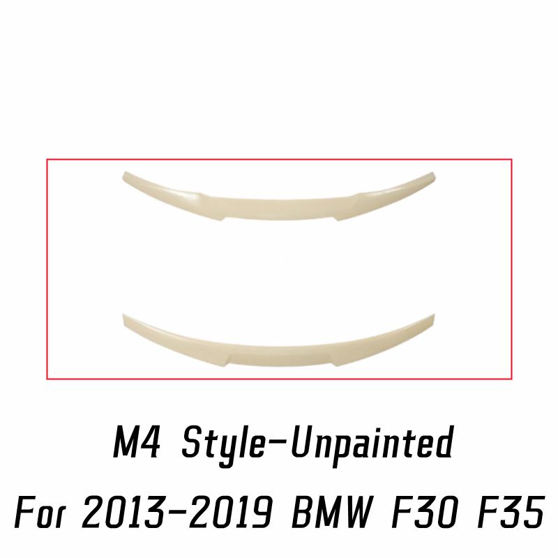 

Для BMW 3 серии F30 F31 F35 M4 MP PSM Style Carbon Glossy Black Rear Крышка багажника Автомобильный спойлер Крылья Тюнинг Внешние аксессуары