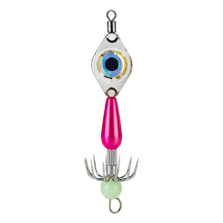 Professional Grade Octopuses Fishing Rigs Double Umbrellas Hook LED Light weight Construction Saltwater Durability