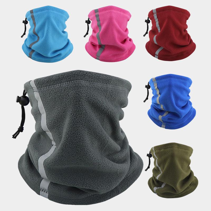 Winter Neck Warmer Cycling Men Women Fleece Warm Reflective Neck Wrap Multifunctional Hiking Face Mask Delivery Ski Neck Cover