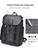 Men's Trendy High-End Business Laptop Backpack - Large Capacity Travel & Schoolbag with Old Flower Design