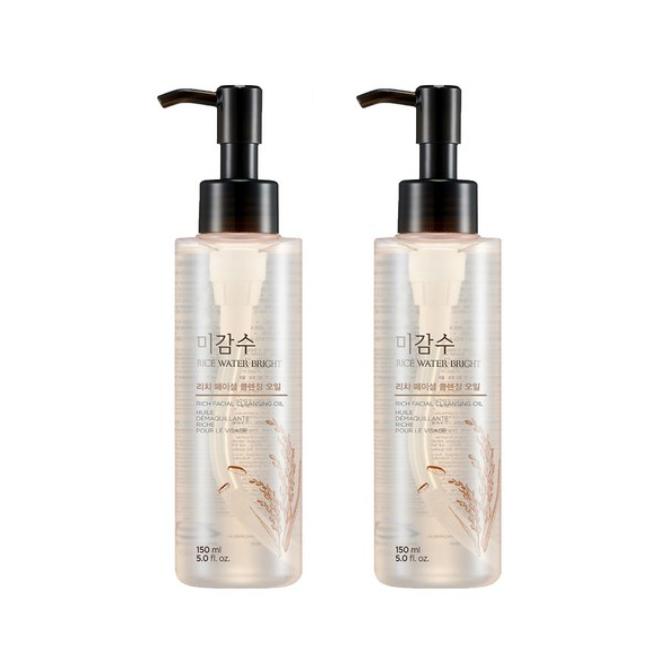 The Face Shop Jasny, bogaty olejek do mycia twarzy Rice Water 150ml (3 opcje)