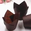 Wraps Muffin Round Cases Pastry Bakeware Liners Cake Cup Baking Paper Cups 50Pcs/Set Tulip Shape
