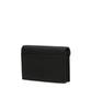 Athe Vanessabruno Black Shrunken Flap Accordion Card Wallet Aaho6E342Bk