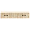 Wall Mounted Side Table Sonoma Oak 87.5 X 34.5 X 17 Cm