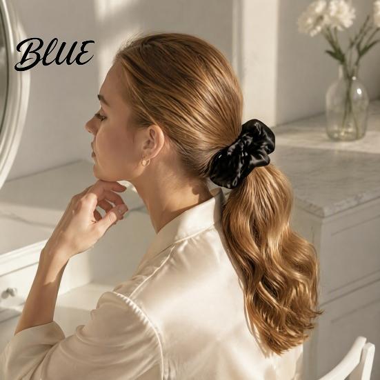 Versatile Hair Accessories for Commuting Satin Scrunchies High Elasticity Ties Women Girls Non Slip Band Comfortable Bands Long Wear Solid