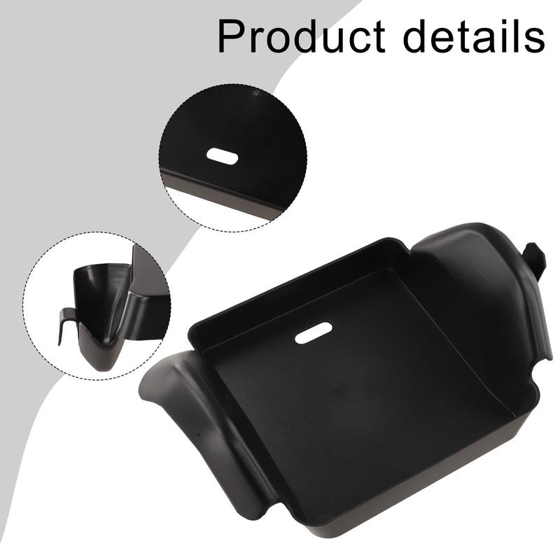 Black Car Storage Box ABS Material Non-Deformable Quick tallation Car Interior Storage For MINI Cooper E SE 2025