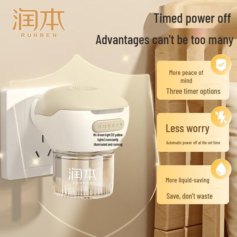 RUNBEN Electric Mosquito Repellent Liquid Heater