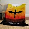 1pc Harry Potter,dragon,sunset Outdoor Flannel Throw Blanket All Season Soft Warmth,Home Decor 1031158