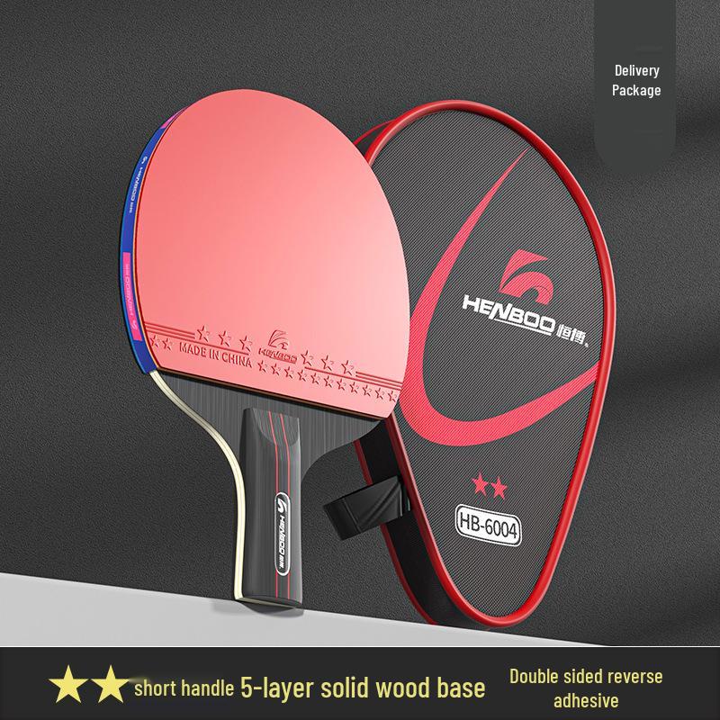Professional Table Tennis Racket - One, Two, Three Star, Vertical/Horizontal for Training & Entertainment