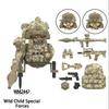 WM6147 WM6168 Vojenská série SWAT Speciální jednotky Stavebnice Komando Voják Městská policie Čepice Mini Akční figurka Hračky
