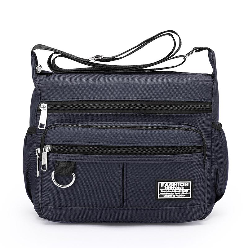 Men's Business Single-shoulder Bag, Suitable for Business Trips and Work, Made of Nylon Material, with a Single Shoulder Strap.