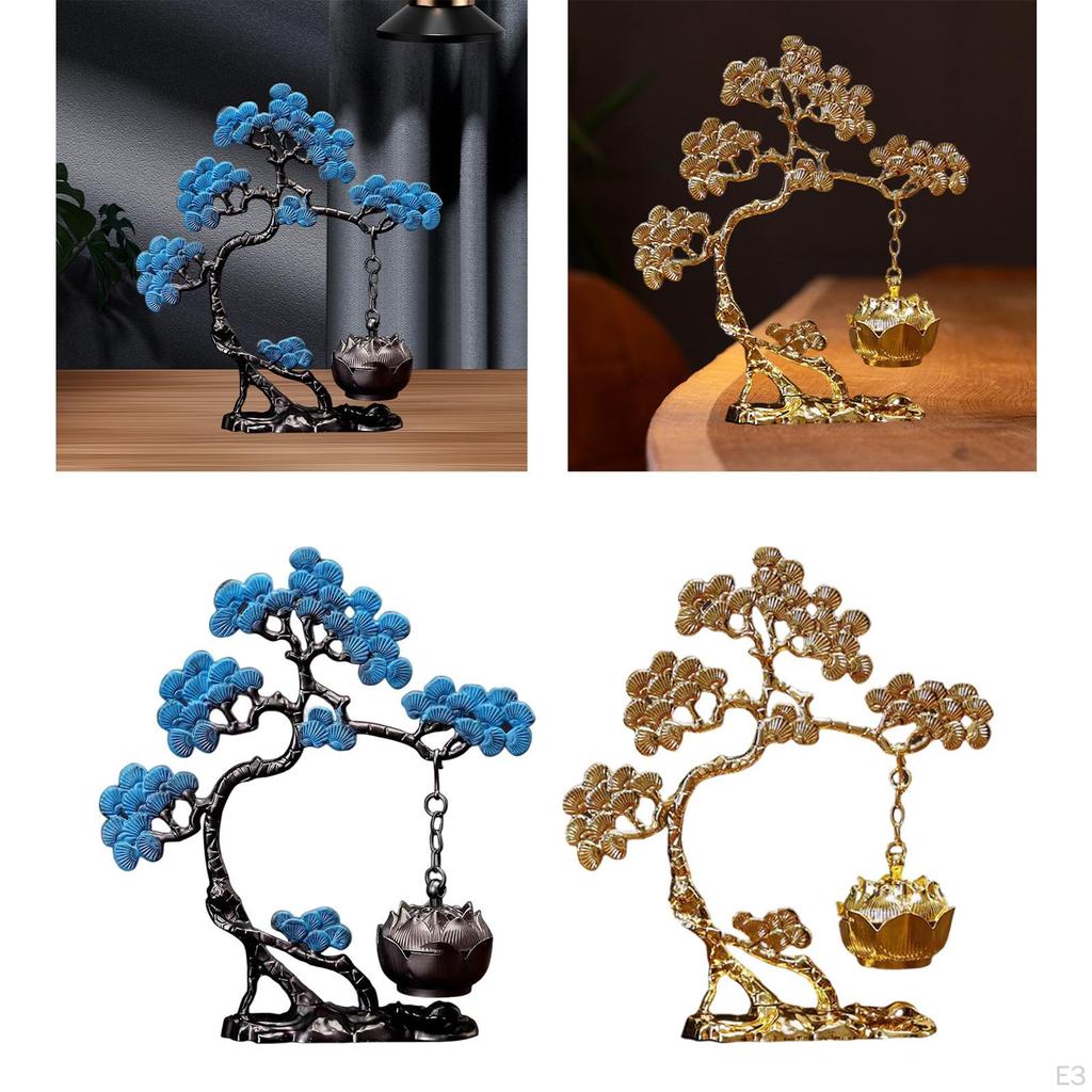 Wiszący Kadzielnica Uchwyt na Kadzidło Sosna do Przestrzeni Medytacyjnej