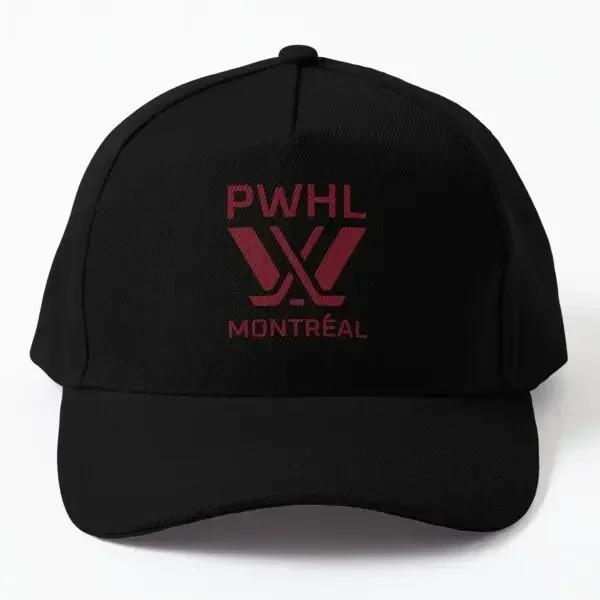 

Pwhl Montreal Baseball Cap Hat Women Casquette Hip Hop Printed Casual Black Fish Czapka Solid Color Bonnet Boys Sport Mens Black