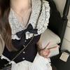 Ensemble Top à Col Doll en Dentelle et Jupe Superposée pour Filles Petites - Académie d'Été