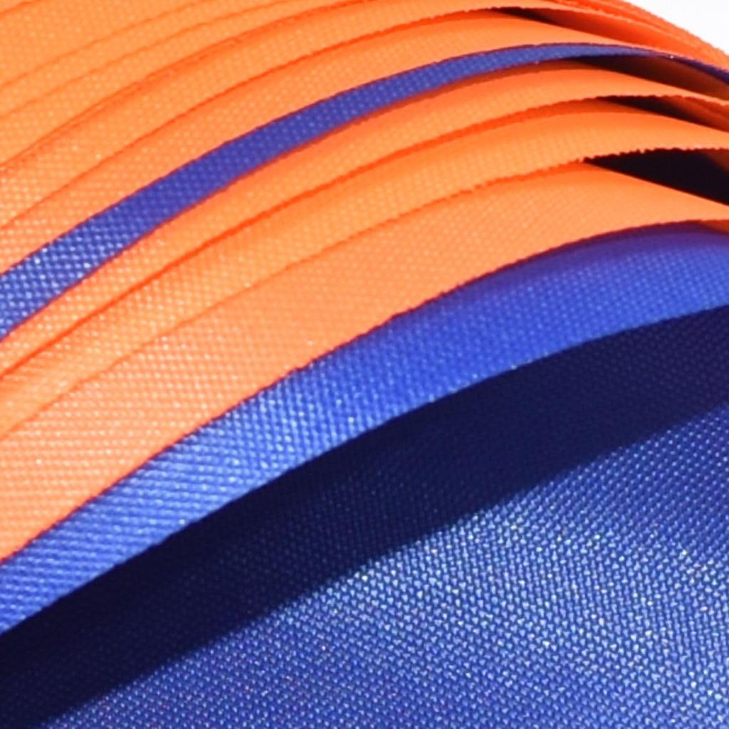 2 Pack Blue and Orange Pennant Banner Flags Dercoations for Birthday Graduation Classroom Party Supplies 66Feet 60Pcs