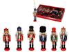 Set of 6 Christmas Tree Ornaments Lead Soldier Christmas Tree Hangings