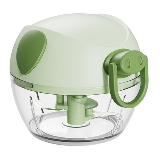 Mini Manual Garlic Chopper Portable Hand-Pull Food Processor for Garlic Ginger Chili Efficient Food Preparation Kitchen Gadget