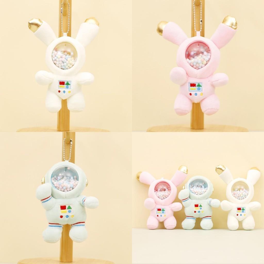 Charming Astronaut Plush Keychain Space Bunny Doll Backpack Decoration