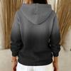 Women's Fashion Casual Gradient Print Pullover Long-Sleeve Hooded Sweatshirt