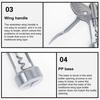 Wine Bottle Opener Butterfly Wing Multifunctional Corkscrew for Kitchen Restaurant Chateau And Bars Table Decor