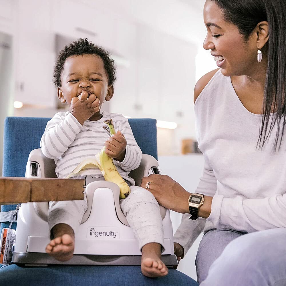 Ingenuity Baby Base Baby Low Chair Baby Sofa [6 Months~] Dining Chair Mounting Belt Includes Tray Storage Cashmere 10678