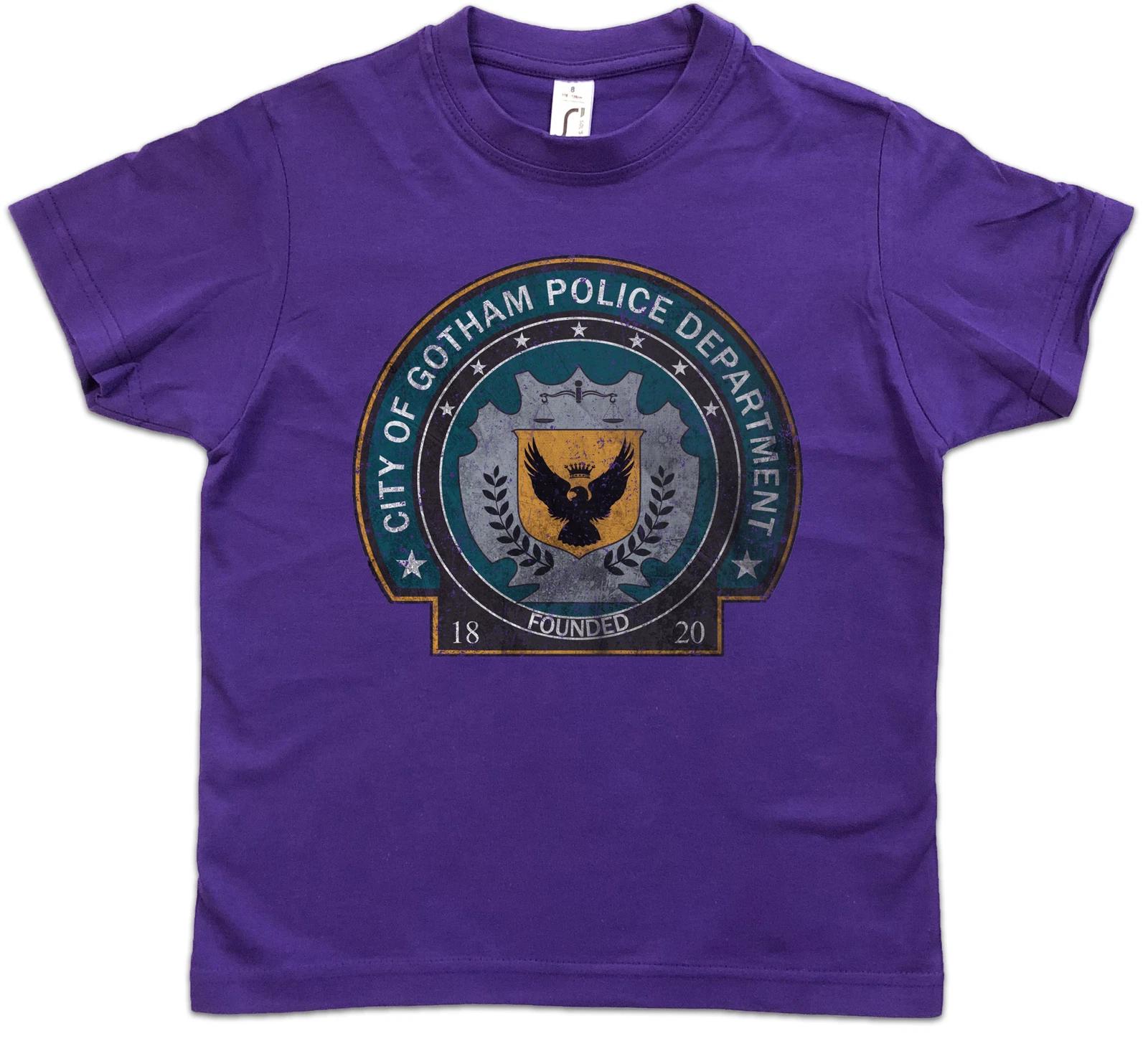 GOTHAM POLICE DEPARTMENT LOGO Kids Boys kids boys T-Shirt DEPT TV Dark Knight Batman 160