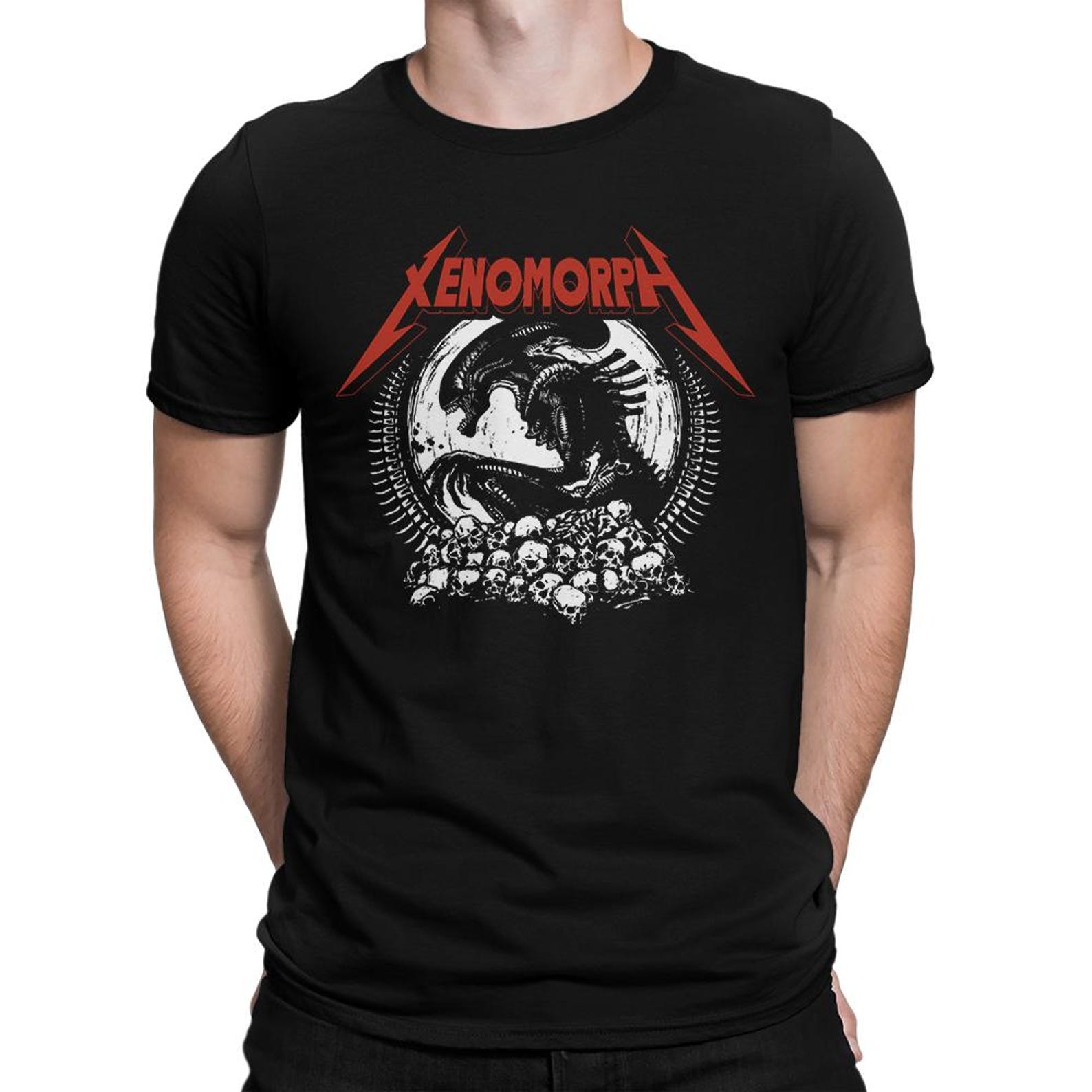 Alien Xenomorph Heavy Metal T-Shirt, Men s and Women s Sizes L