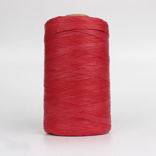 280-300 Meters Raffia Yarn For Hand Knitting Summer Raffia Straw Hats Bags Crochet Yarn Handmade Craft Knit Yarn Thread 24 Color