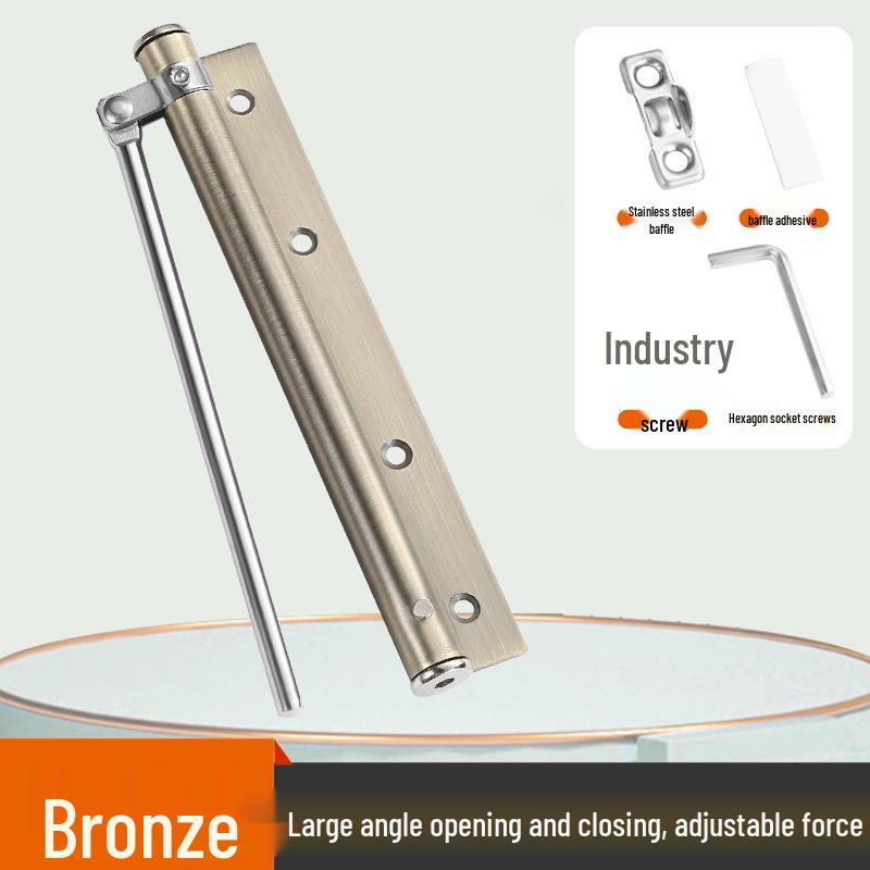 Ayarlanabilir Alüminyum Alaşımlı Gizli Çift Yaylı Kapı Kapatıcı