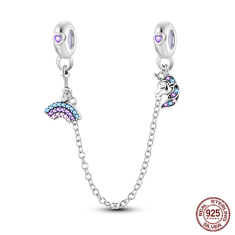 100% Copper Purple Color Series Chameleon Butterfly Balloon Charms Beads Fit Qikaola Original Bracelets Diy Jewelry