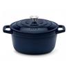 Enameled Cast Iron Cocotte - LA FONDERIE 1890 - ALMA22 - All Hob Induction - Enameled Coating - Homogeneous Cooking