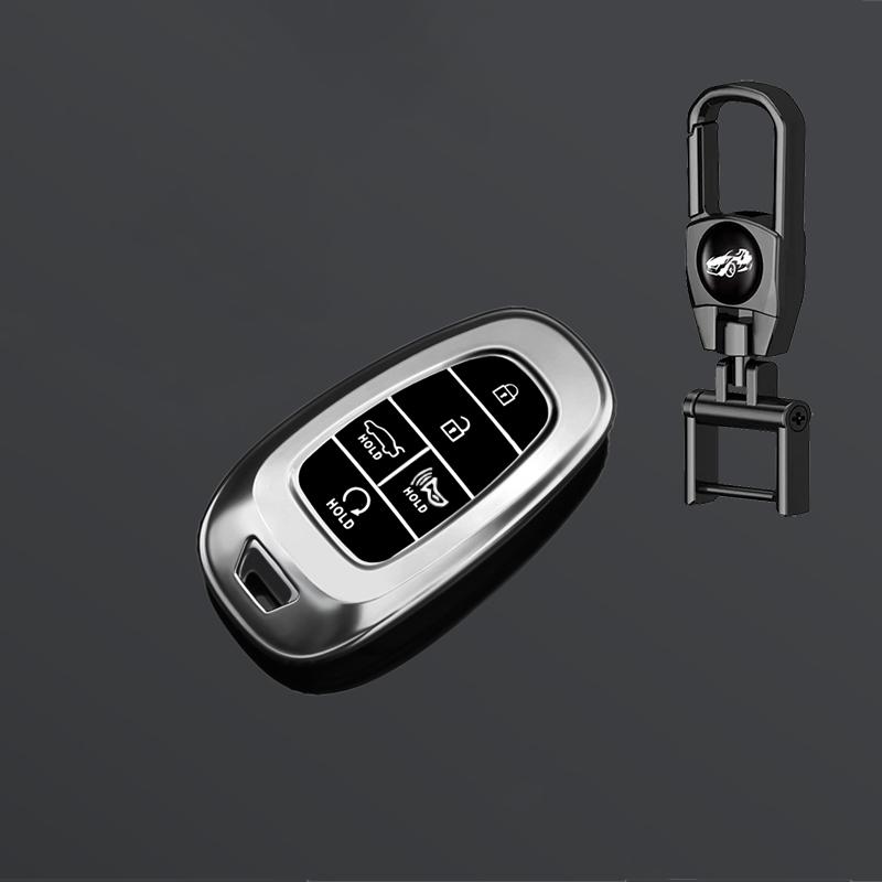5 Button Tpu Car Key Case Cover For Hyundai Sonata Sel Ev 6 Ev 8 Ioniq 5 Nexo Tucson Sonata  Grandeur  Sonata Limited