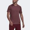 New Adidas T Shirts Men Burgundy HC2642