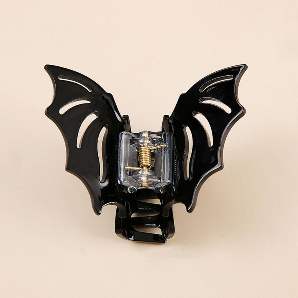 Halloween Bat Grab Clip Funny Hairpin Female Head Plate Hairpin Party Decoration Ponytail Clip Hair Accessories