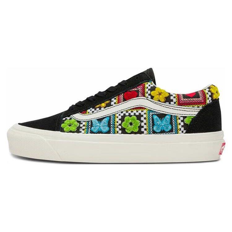 Vans Old Skool 36 Dx Low Top Skate Shoes Unisex sneaker Black White Yellow VN0A4BW3F3H