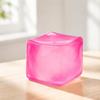 Simulation Ice Cube Squeezing Toy Funny Square Squishes for Adults Gifts Pink