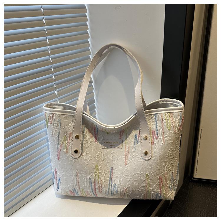 Tasche Herbst Damen vielseitige Tragetasche neue lässige Umhängetasche beliebte weiche Tasche