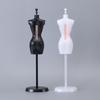 Dollhouse Plastic Doll Clothes Holder Doll Display Holder Model Hanger Mannequin Model Stand Toys Dress For 1/6 Dolls Accessorie