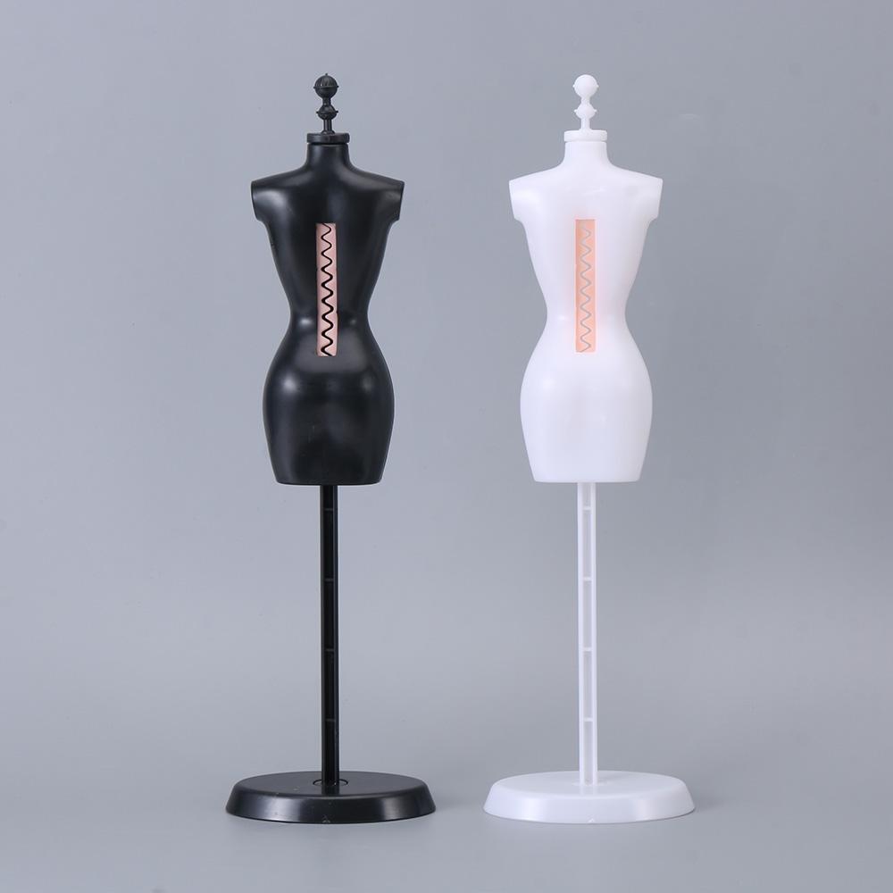Dollhouse Plastic Doll Clothes Holder Doll Display Holder Model Hanger Mannequin Model Stand Toys Dress For 1/6 Dolls Accessorie