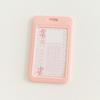 Simple Student Kids Lanyard Card Holder Slim Wallet Boys Pu Id Certificate Bus Door Credit Card Bag for Girls Zipper Coin Purses