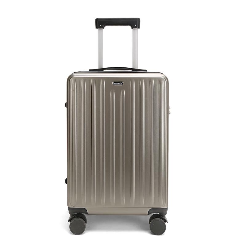MDKANGROO Casual Fashion PC Spinner Suitcase 20 inches