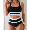 Sexy Bikinis 2025 Swimsuits Women Swimwear Push Up Female Beach Swimming Wear Bathing Suits High Waist Bikini Set Pool Bather