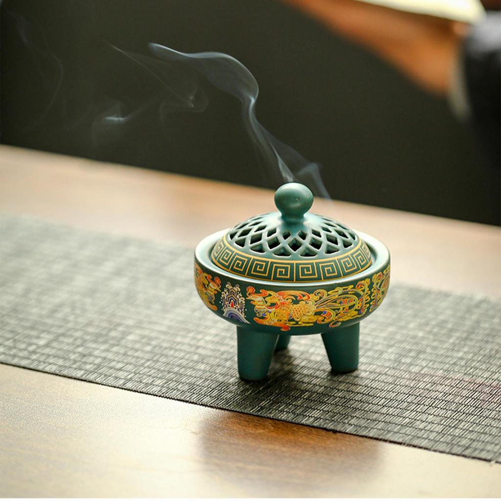 Coil Burner Backflow Creative Coil Holder Portable Censer Desktop Aromatherapy Ornament For Home Bedroom Spa Yoga Studio Camping
