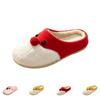Women's Christmas Santa Warm Cozy Cotton Slippers for Winter Indoor Home and Daily Wear