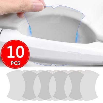 5/10pcs Car Door Handle Stickers Scratches Resistant Car Handle Protection Film Anti-Scratch Protection Car Handle Bowl Strip