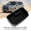 Car Armrest Storage Box for Lexus LX570 2008-2017 Central Console Organizer Tray