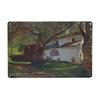 Oil Painting Style Retro Characters Landscapes Metal Tin Sign Wall Poster